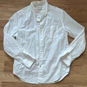 NWT! Crewcuts J Crew long sleeve white button-down shirt, size 12 boys